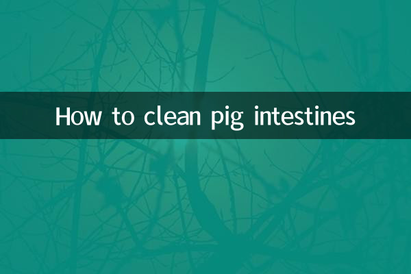 सुअर की आंतों को कैसे साफ़ करें