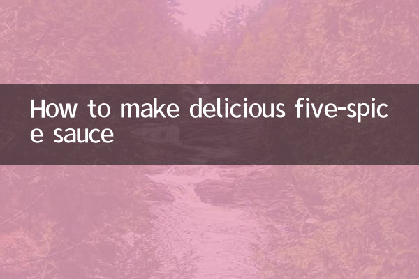 طرز تهیه سس پنج ادویه ای خوشمزه