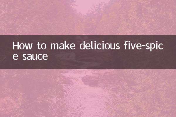 Cómo hacer una deliciosa salsa de cinco especias