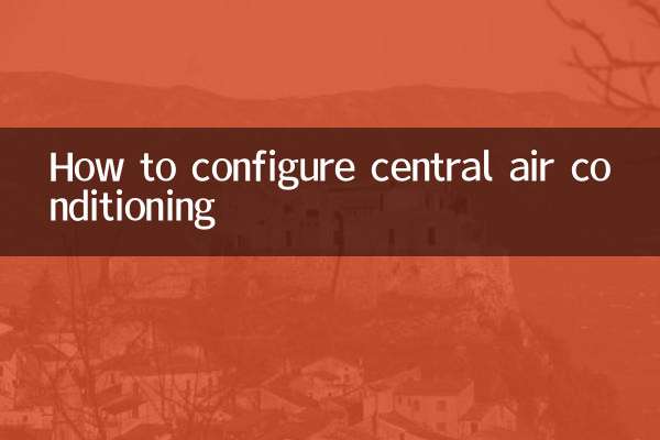 Como configurar o ar condicionado central