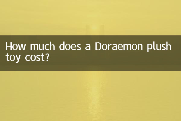 Quanto costa un peluche di Doraemon?