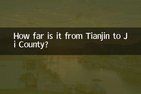 Quanto dista Tianjin da Contea di Ji?