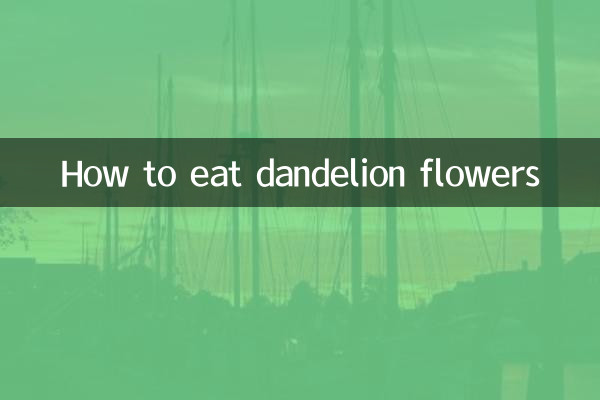 نحوه خوردن گل قاصدک