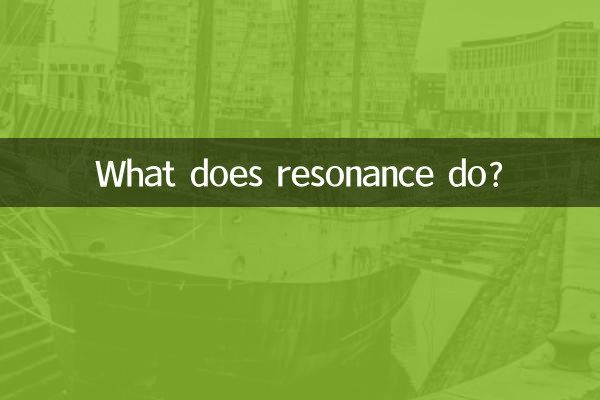 অনুরণন কি করে?