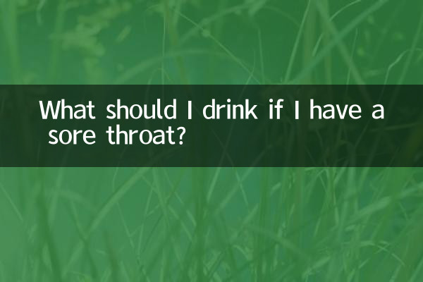 ¿Qué debo beber si tengo dolor de garganta?