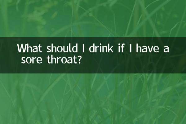 ¿Qué debo beber si tengo dolor de garganta?