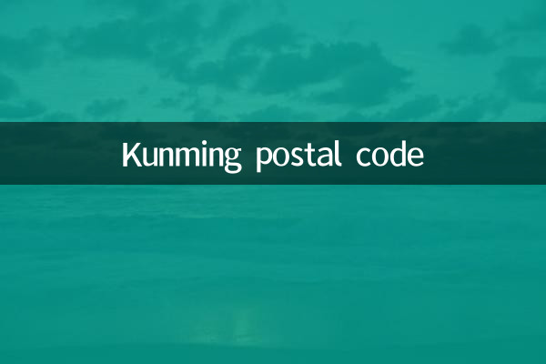 Código postal de Kunming