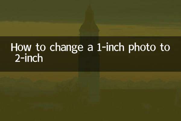 1인치 사진을 2인치 사진으로 바꾸는 방법