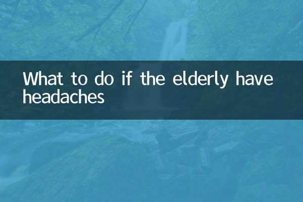 Qué hacer si los ancianos tienen dolores de cabeza