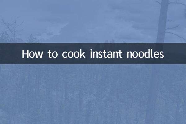 Cómo cocinar fideos instantáneos