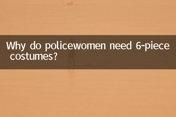 為什麼女警要6神裝
