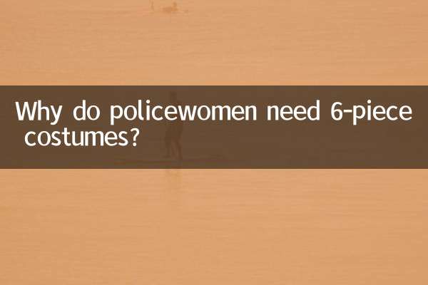 為什麼女警要6神裝