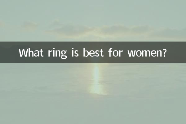 Welcher Ring eignet sich am besten für Frauen?