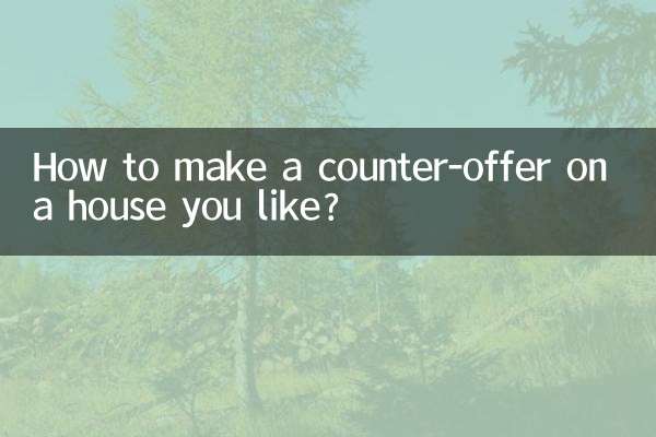 How to make a counter-offer on a house you like?