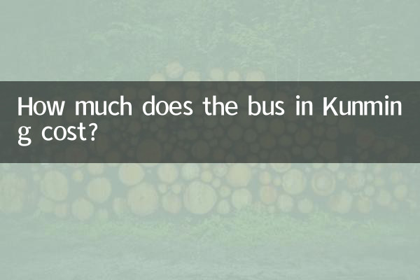 कुनमिंग में बस की लागत कितनी है?