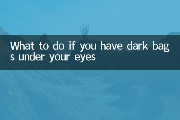 Was tun, wenn Sie dunkle Tränensäcke unter den Augen haben?
