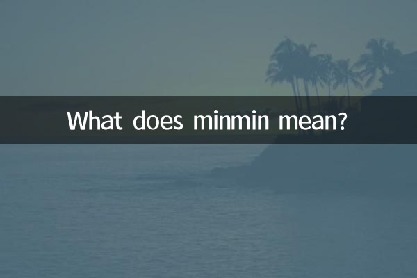 ミンミンってどういう意味ですか?