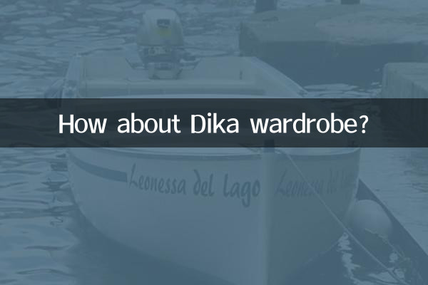Che ne dici del guardaroba Dika?
