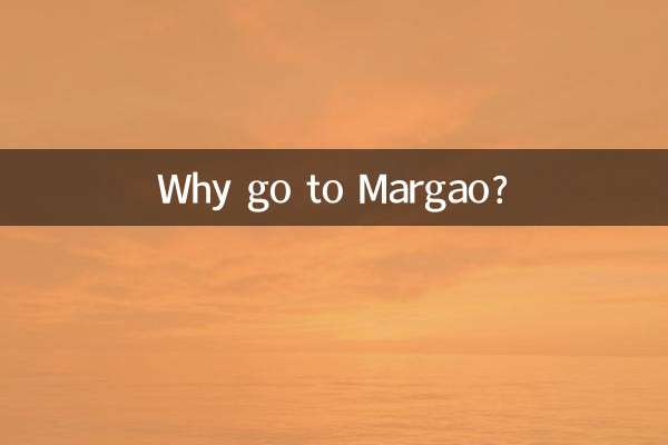 Pourquoi aller à Margao ?