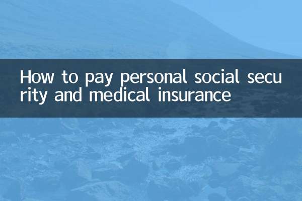 个人社保医保怎么缴纳