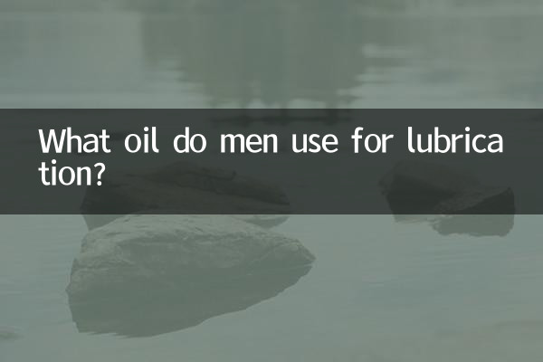 Que óleo os homens usam para lubrificação?