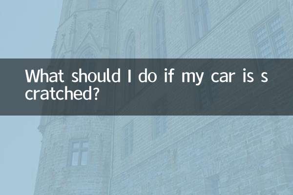 ¿Qué debo hacer si mi coche se raya?