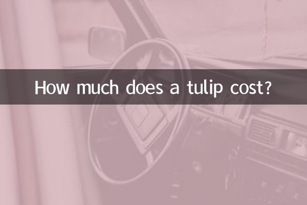 How much does a tulip cost?