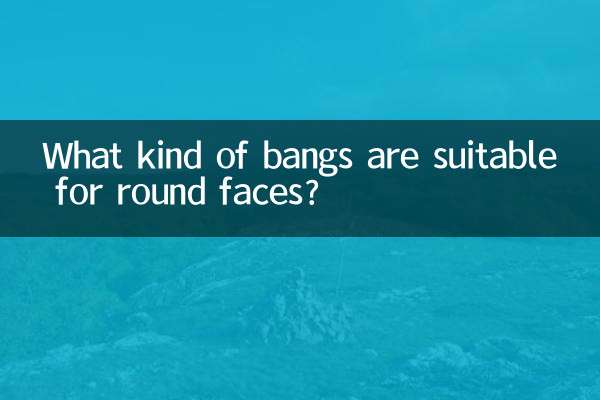 Quel type de frange convient aux visages ronds ?