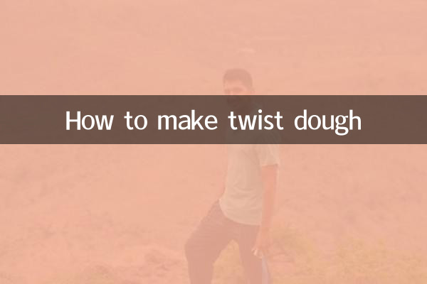 Cómo hacer masa torcida