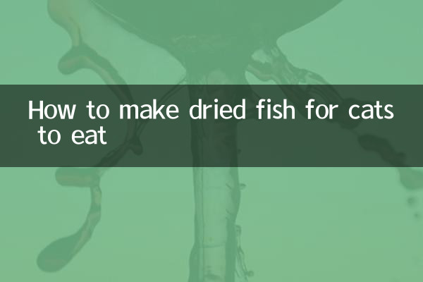 How to make dried fish for cats to eat