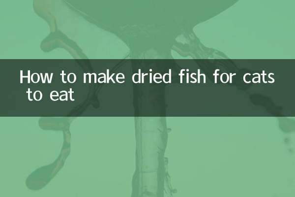 How to make dried fish for cats to eat