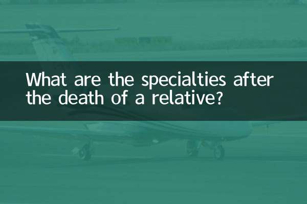 Quali sono le specialità dopo la morte di un parente?