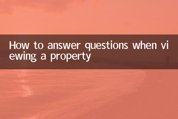 So beantworten Sie Fragen bei der Besichtigung einer Immobilie