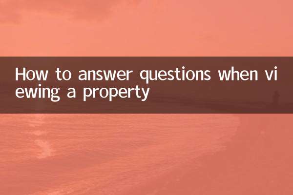 So beantworten Sie Fragen bei der Besichtigung einer Immobilie