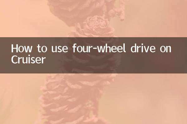 How to use four-wheel drive on Cruiser