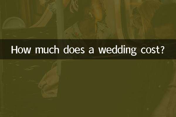 Combien coûte un mariage ?