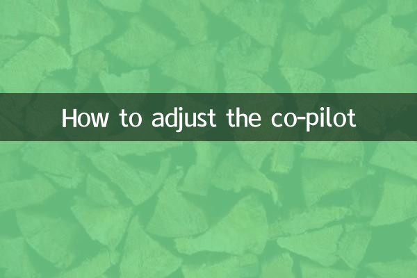কো-পাইলটকে কীভাবে সামঞ্জস্য করা যায়