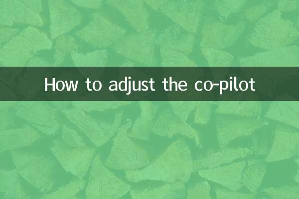 কো-পাইলটকে কীভাবে সামঞ্জস্য করা যায়