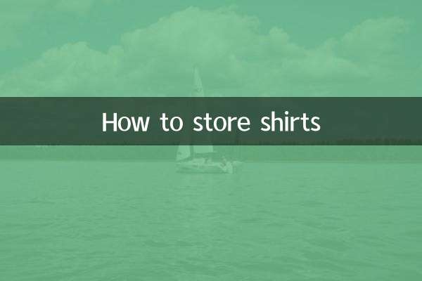 Cómo guardar camisas