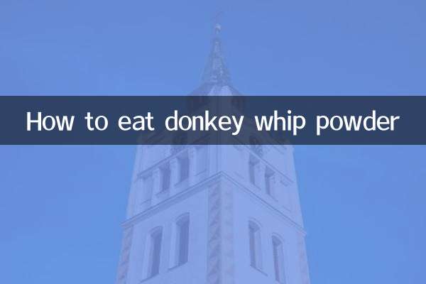 Como comer pó de chicote de burro