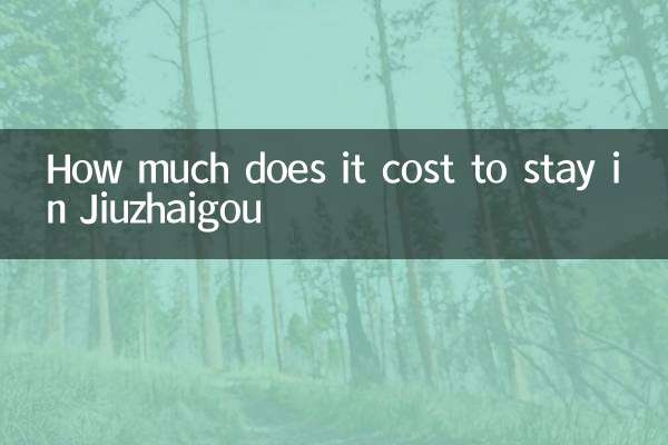 Combien coûte un séjour à Jiuzhaigou ?
