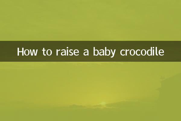 ワニの赤ちゃんの育て方