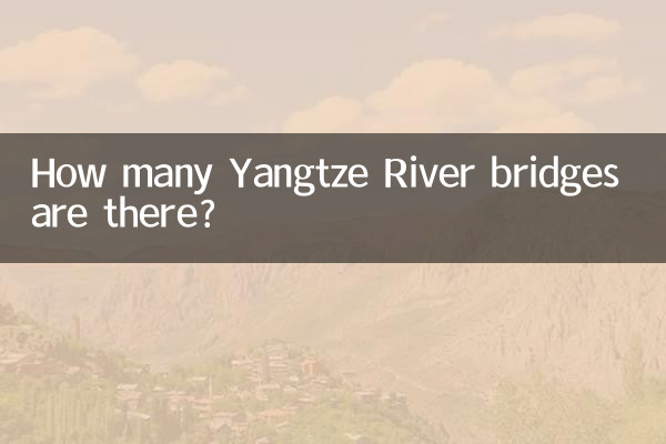 長江の橋は何本ありますか?
