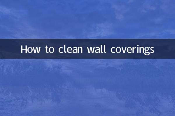 So reinigen Sie Wandbeläge