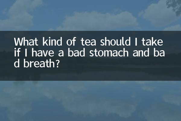 আমার পেট খারাপ এবং নিঃশ্বাসে দুর্গন্ধ হলে কি ধরনের চা খাওয়া উচিত?