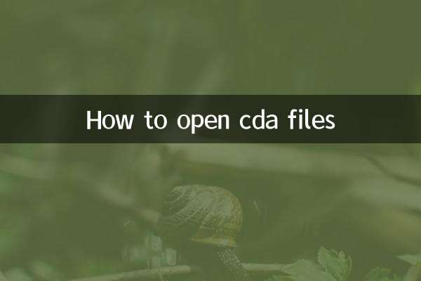 Come aprire i file CDA