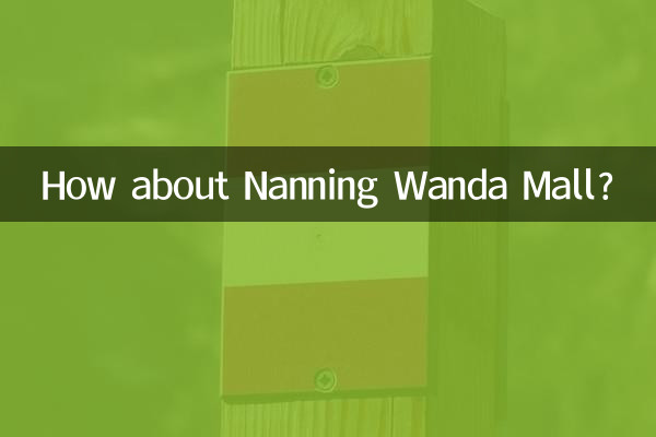 Que diriez-vous du centre commercial Nanning Wanda ?