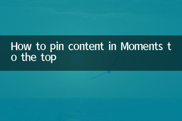 मोमेंट्स में सामग्री को शीर्ष पर कैसे पिन करें