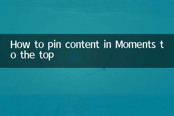 Come fissare in alto i contenuti in Moments