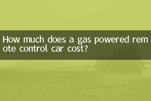 Wie viel kostet ein gasbetriebenes ferngesteuertes Auto?